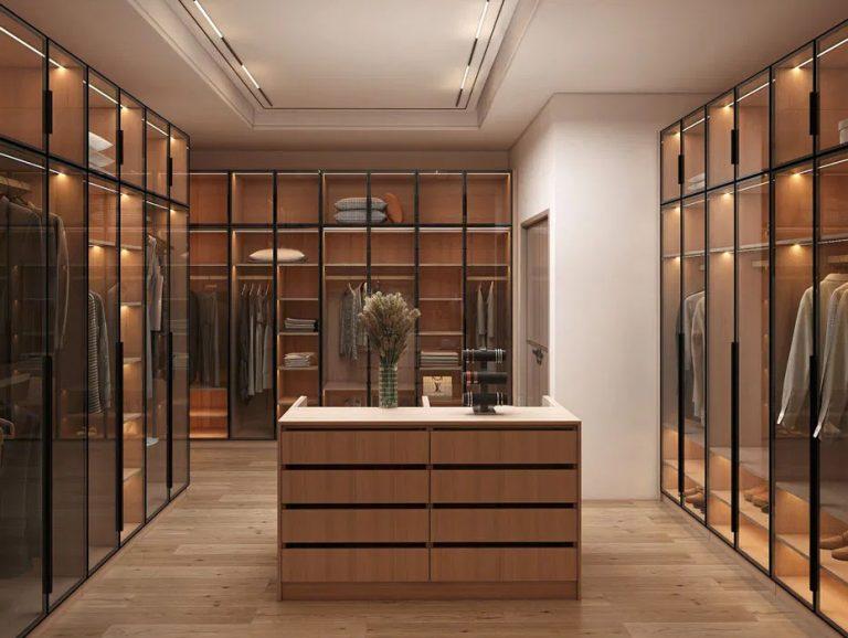 Aluminium + Glass Walk-In Closets: A Modern Storage Upgrade